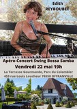 Edith Reyboubet piano-voix Jazz Swing Bossa Samba Vend 22/05/2026 Apéro-Concert La terrasse Gourmande 19h Parc du Colombier à OFFRANVILLE 76550